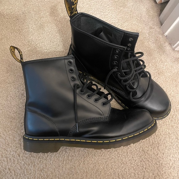 1460 WOMEN'S SMOOTH LEATHER LACE UP BOOTS LIGHTLY WORN - Picture 5 of 6